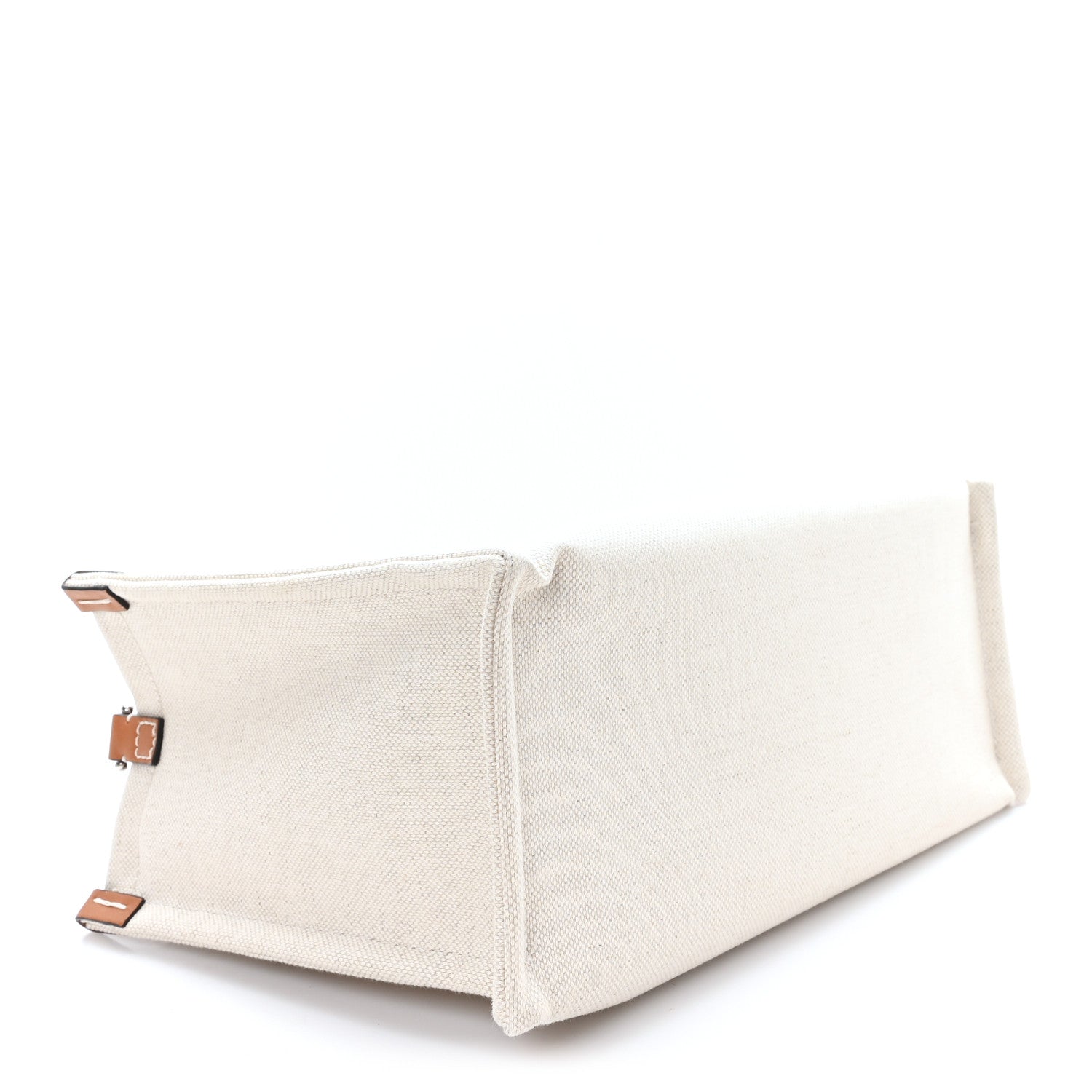 Gucci Canvas Calfskin Logo Print Medium Tote Bag Brown 5 of 11