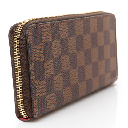 Louis Vuitton Damier Ebene Clemence Wallet Cherry 3 of 8