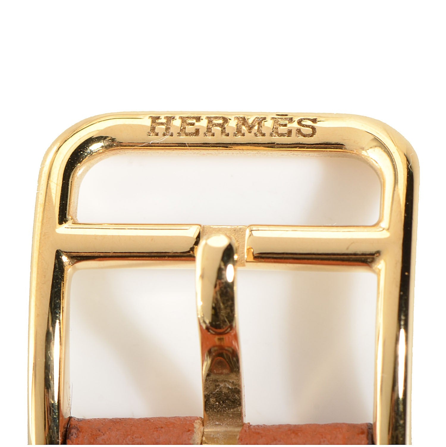 Hermes Stainless Steel Epsom 21mm Heure H Hour Quartz Watch Gold 8 of 9
