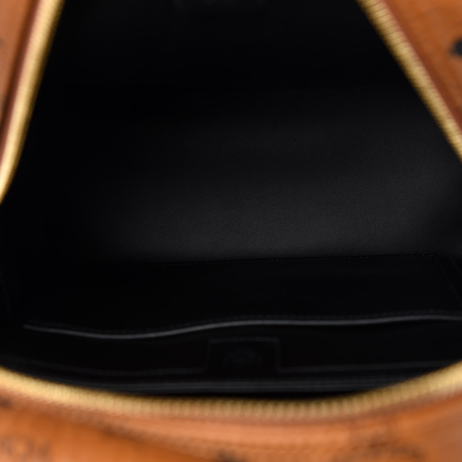 MCM Visetos Small Side Stud Stark Backpack Cognac 4 of 10