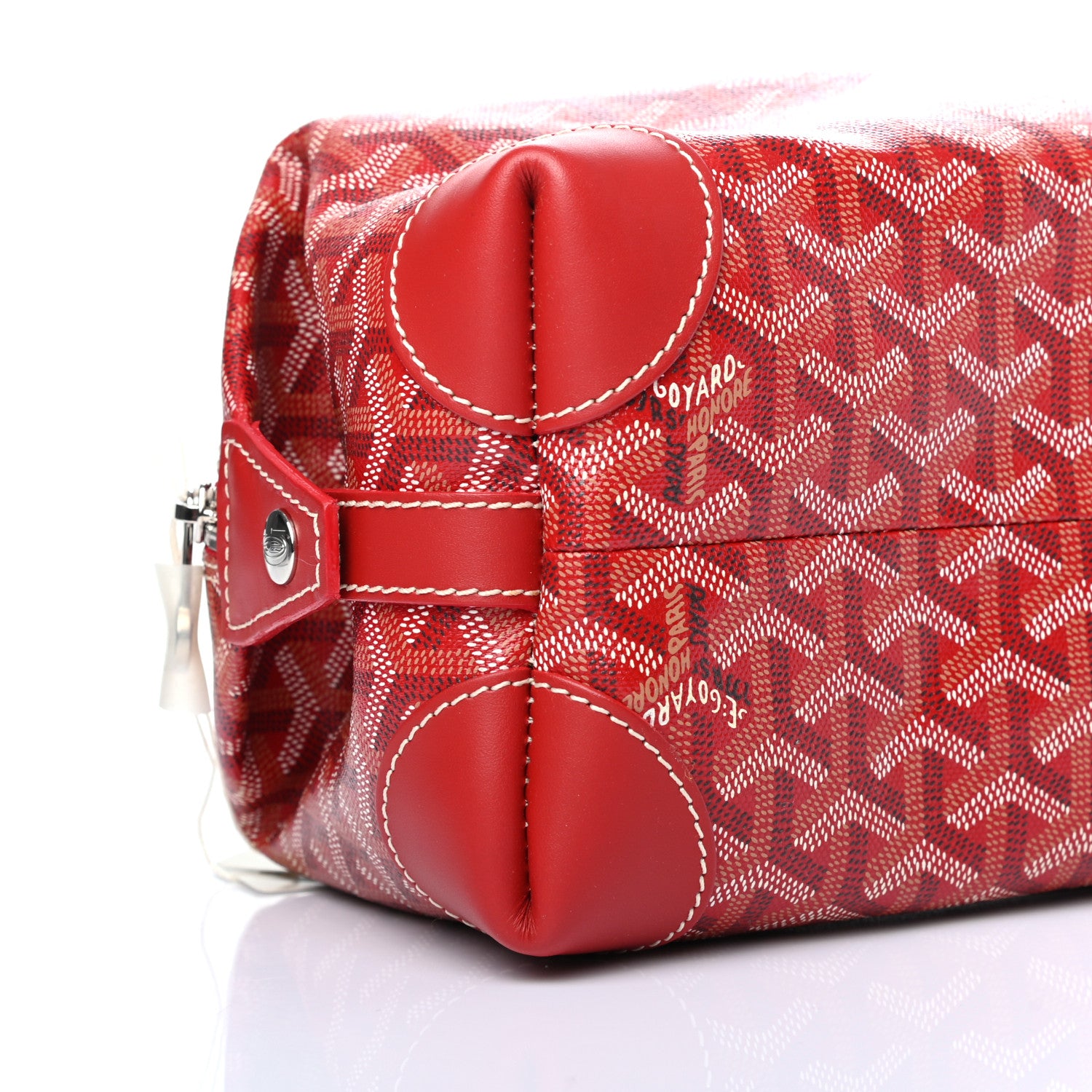Goyard Goyardine Boeing 25 Trousse de Toilette Red 8 of 9