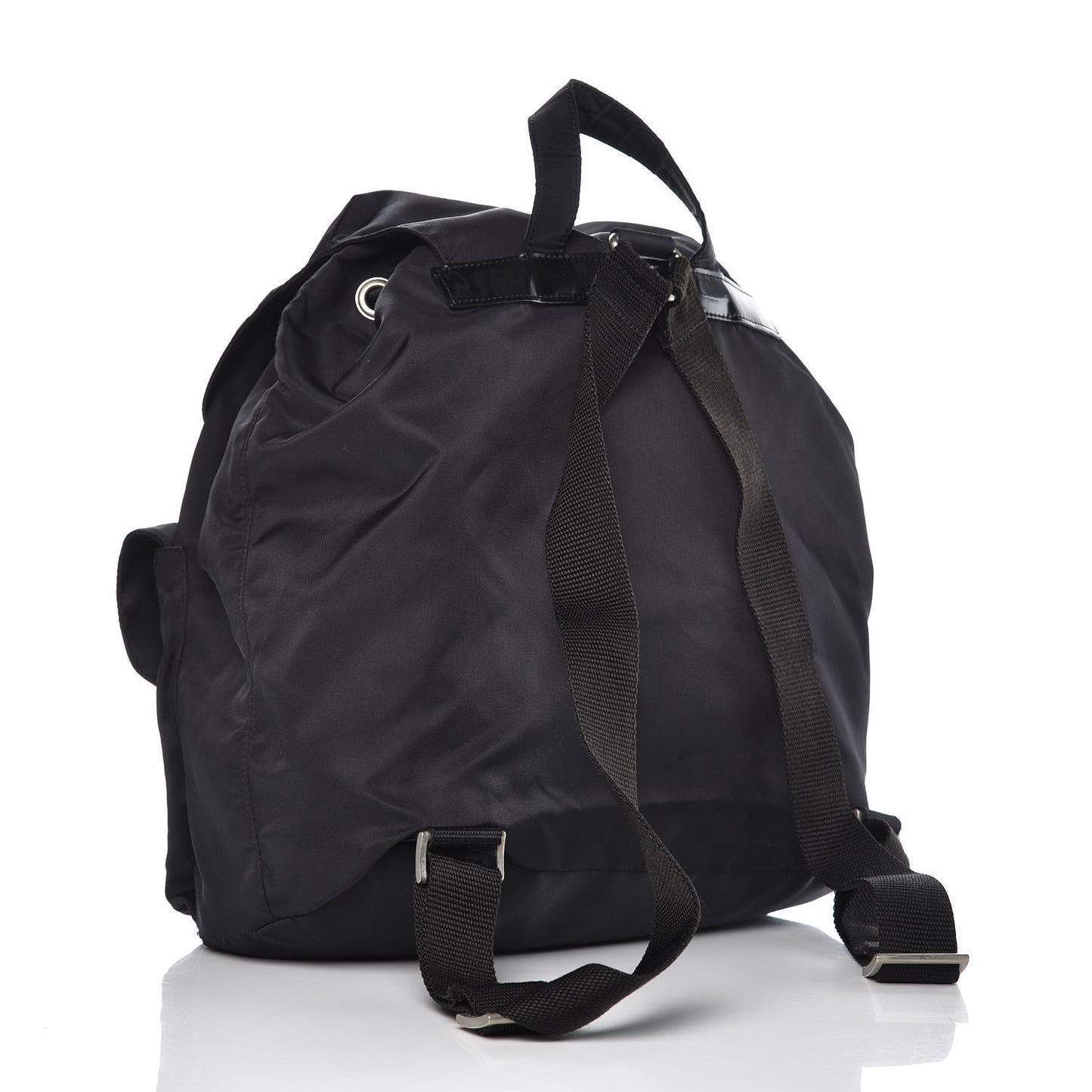 Nylon Vela Medium Backpack Black