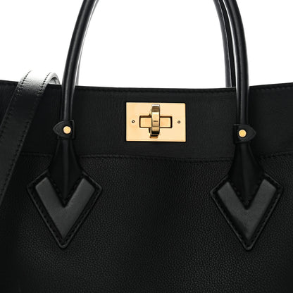 Louis Vuitton Calfskin Monogram Tufting On My Side Black 7 of 10