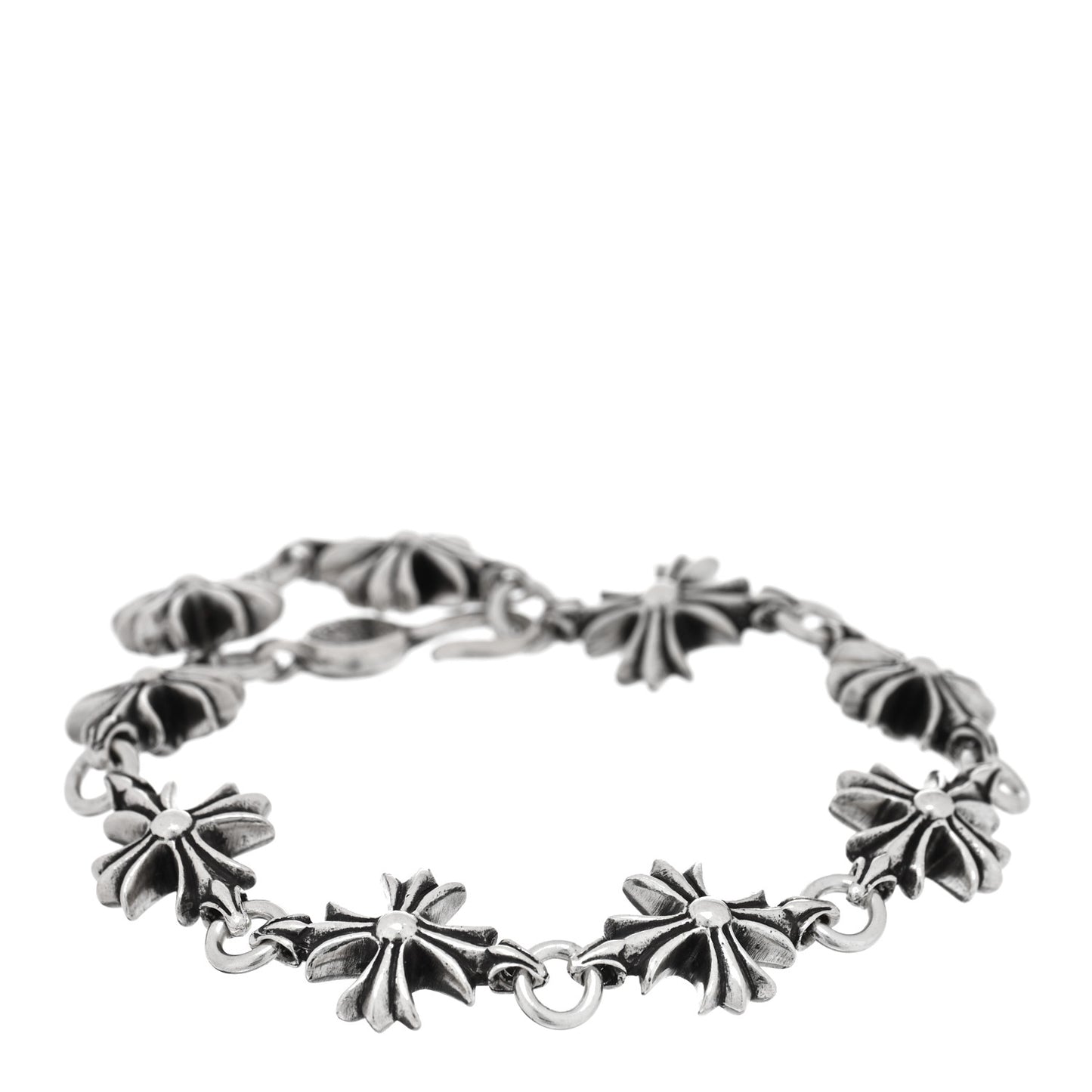 Sterling Silver Maltese Cross Bracelet