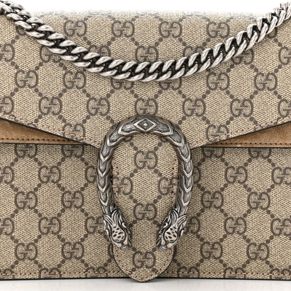 Gucci GG Supreme Monogram Small Dionysus Shoulder Bag Taupe 8 of 11