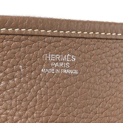 Hermes Taurillon Clemence Evelyne III PM Etoupe 5 of 10
