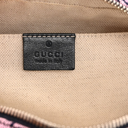 Gucci Monogram Multicolor Matelasse Diagonal Small GG Marmont Chain Shoulder Bag Pink Blue 6 of 11