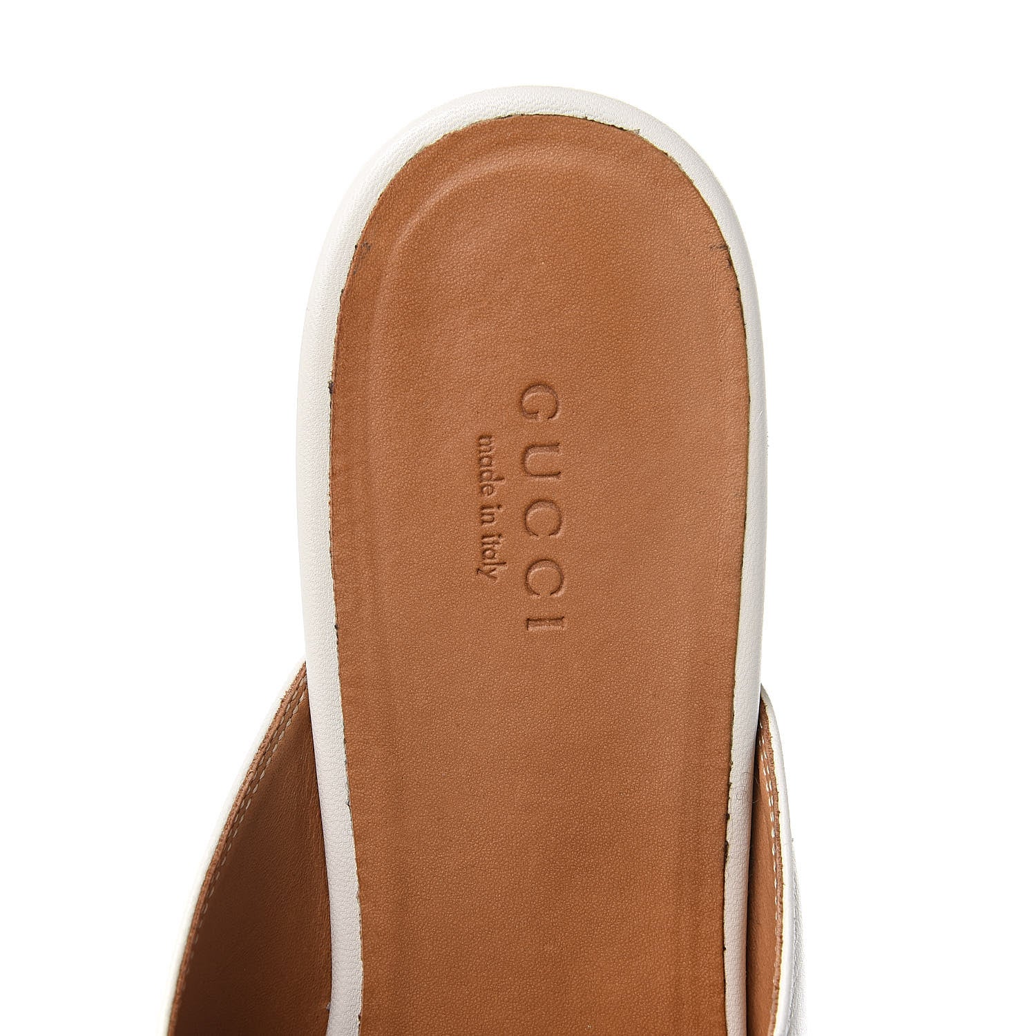 Gucci Malaga Kid Womens Princetown Slippers 39 Mystic White 9 of 12