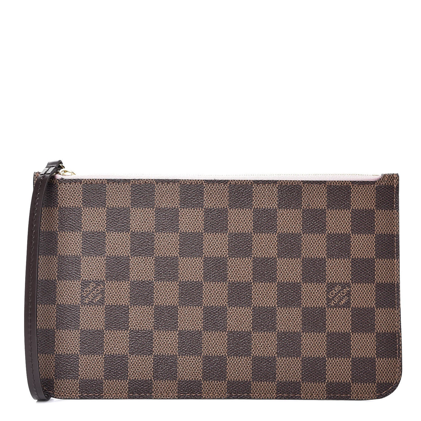 Damier Ebene Neverfull MM GM Pochette Rose Ballerine