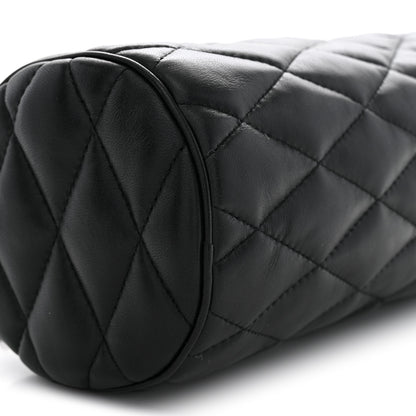 Saint Laurent Lambskin Monogram Small Sade Tube Bag Black 9 of 11