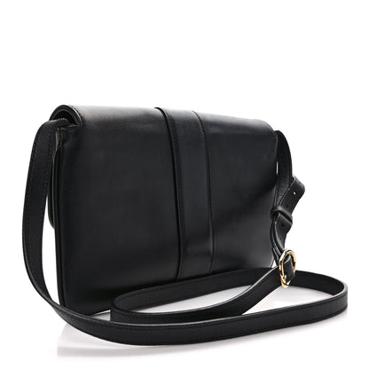Gucci Vitello Palmellato Lux Small Arli Flap Shoulder Bag Black 2 of 8