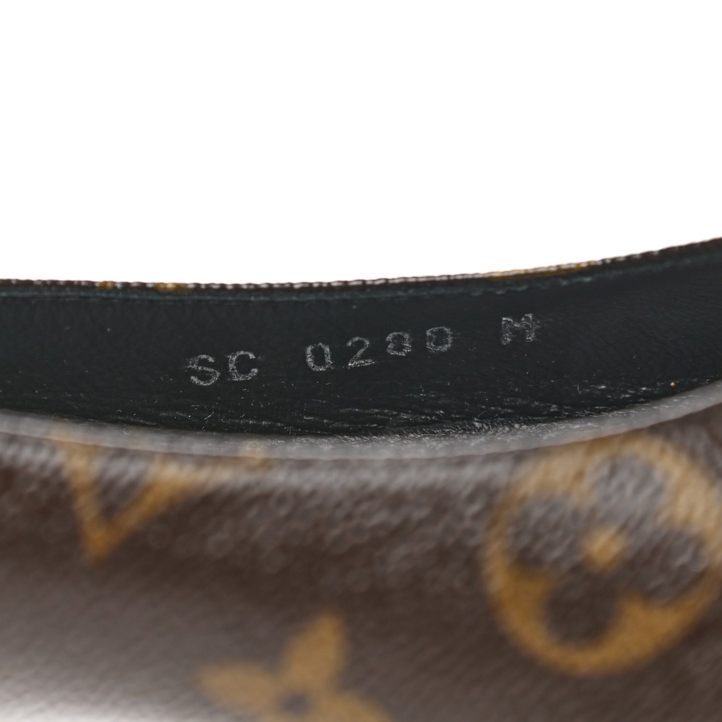 Monogram Lambskin Patent Joy Ballerina Flats 35 Black