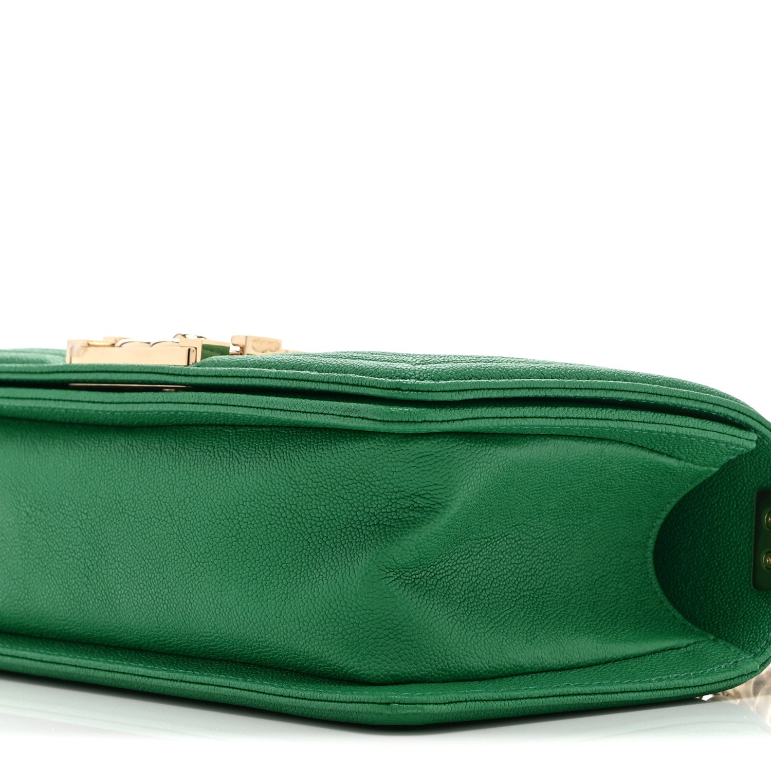 Chanel Caviar Quilted Small Boy Flap Green 10 of 10