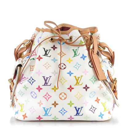 Louis Vuitton Monogram Multicolor Petit Noe White 1 of 6