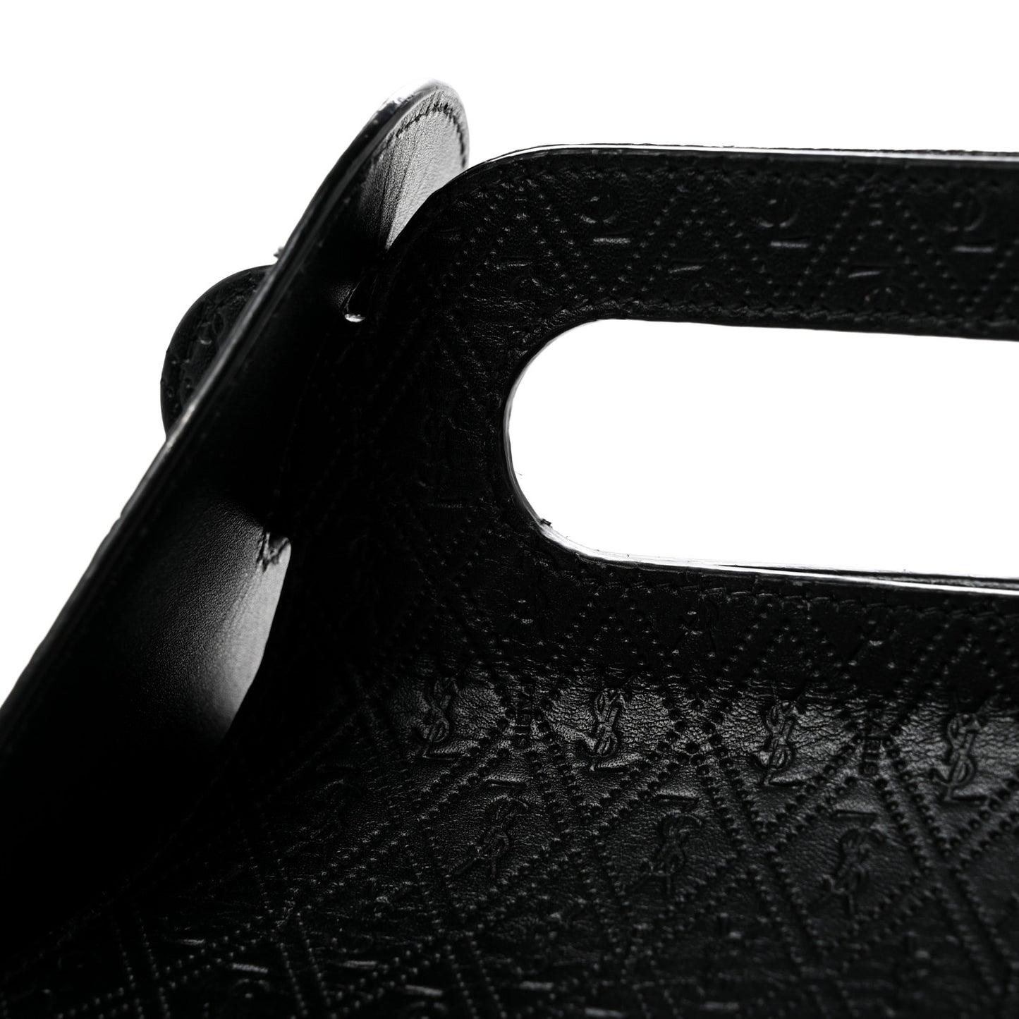 Calfskin Monogram Take Away Box Black