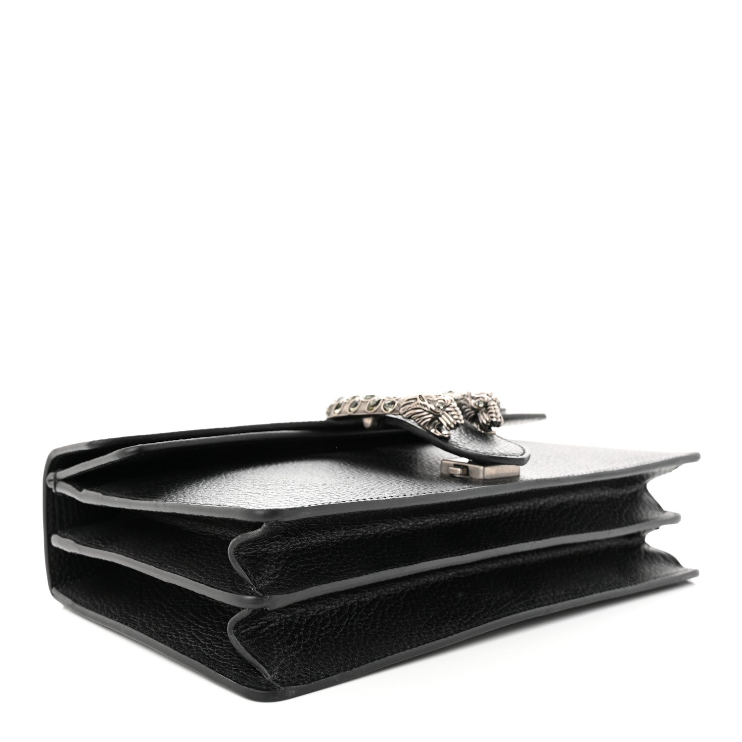 Gucci Pebbled Calfskin Small Dionysus Shoulder Bag Black 4 of 11