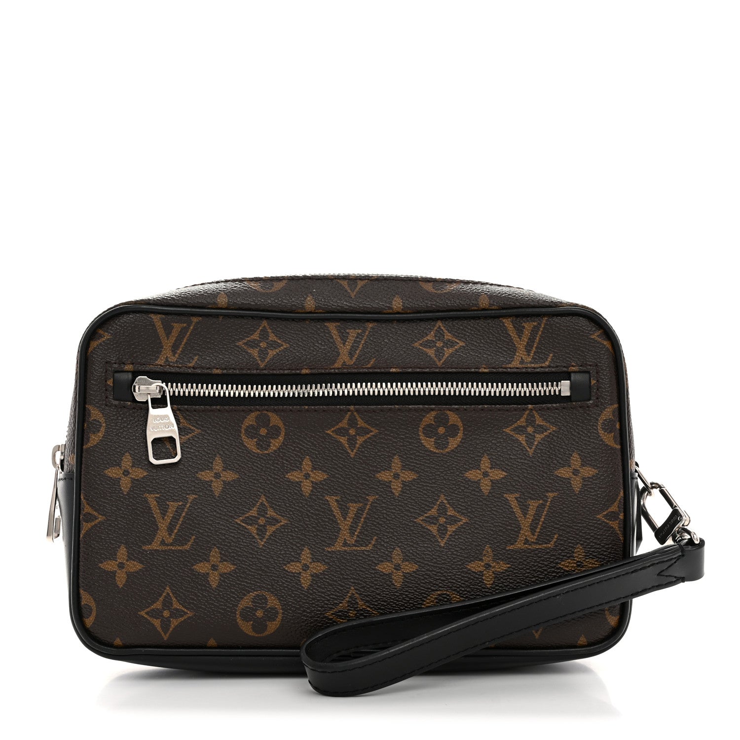 Louis Vuitton Monogram Macassar Kasai Clutch Black 1 of 7