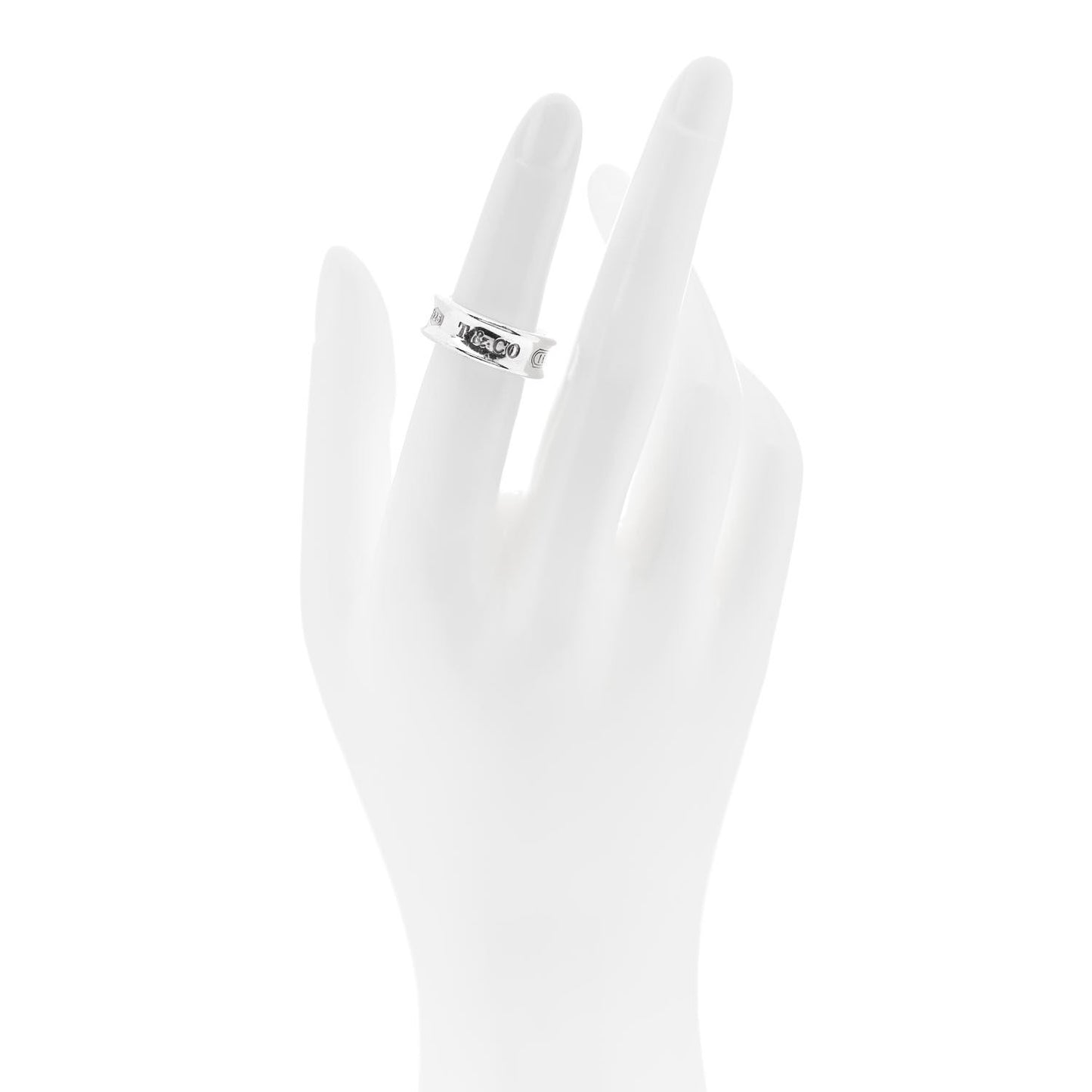 Sterling Silver 1837 Band Ring 49 5
