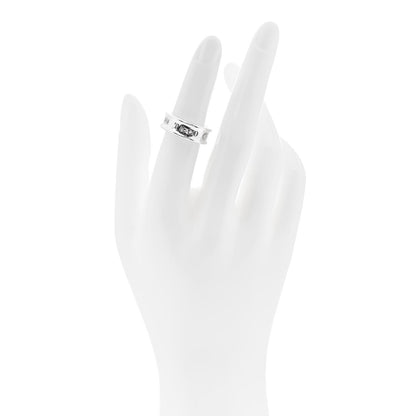 Tiffany Sterling Silver 1837 Band Ring 49 5 2 of 6