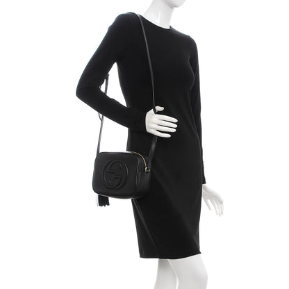 Gucci Pebbled Calfskin Small Soho Disco Bag Black 2 of 7