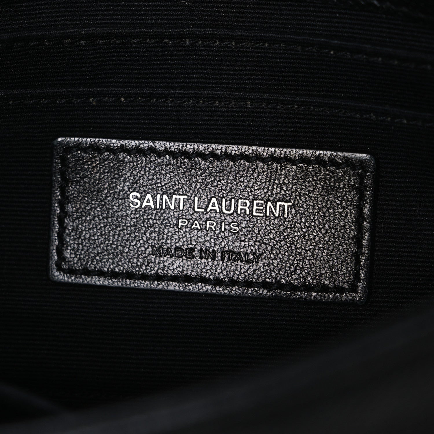 Saint Laurent Grain De Poudre Monogram Toy West Hollywood Fold-Over Bag Black 6 of 10