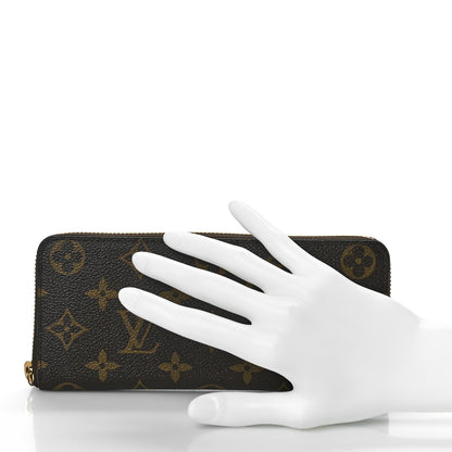 Louis Vuitton Monogram Clemence Wallet Rose Ballerine 2 of 8