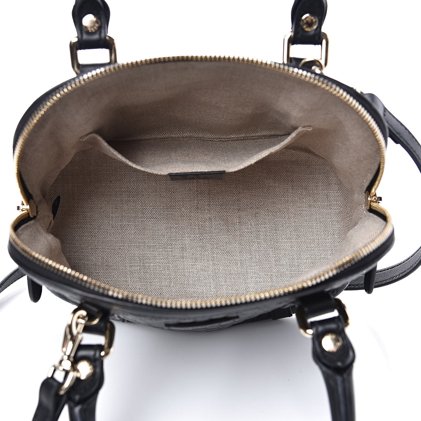 Microguccissima Mini Dome Bag Black