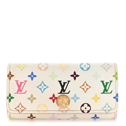 Louis Vuitton Monogram Multicolor Multicles 4 Key Holder White 1 of 15