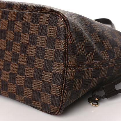 Louis Vuitton Damier Ebene Neo Neverfull MM Rose Ballerine 8 of 9