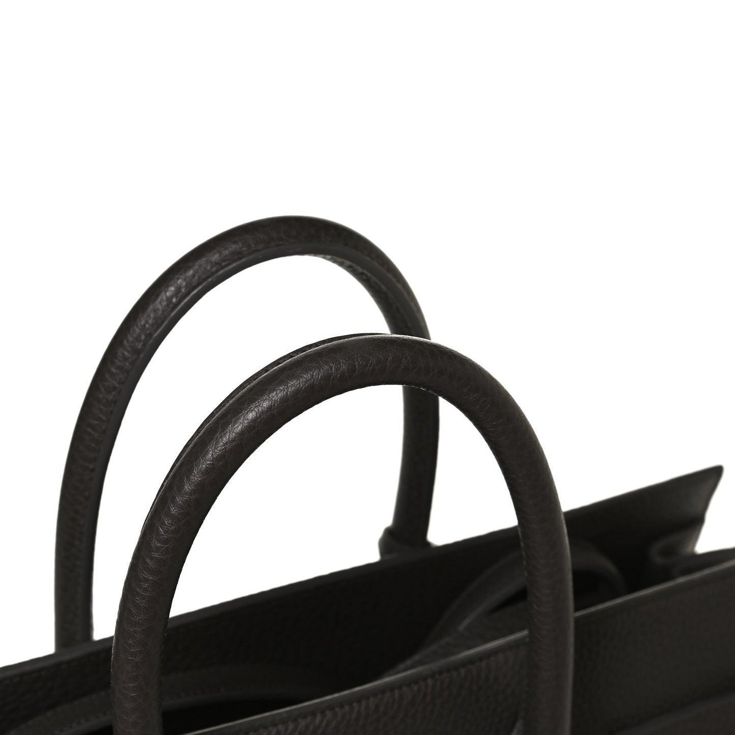Grained Calfskin Small Sac De Jour Charcoal