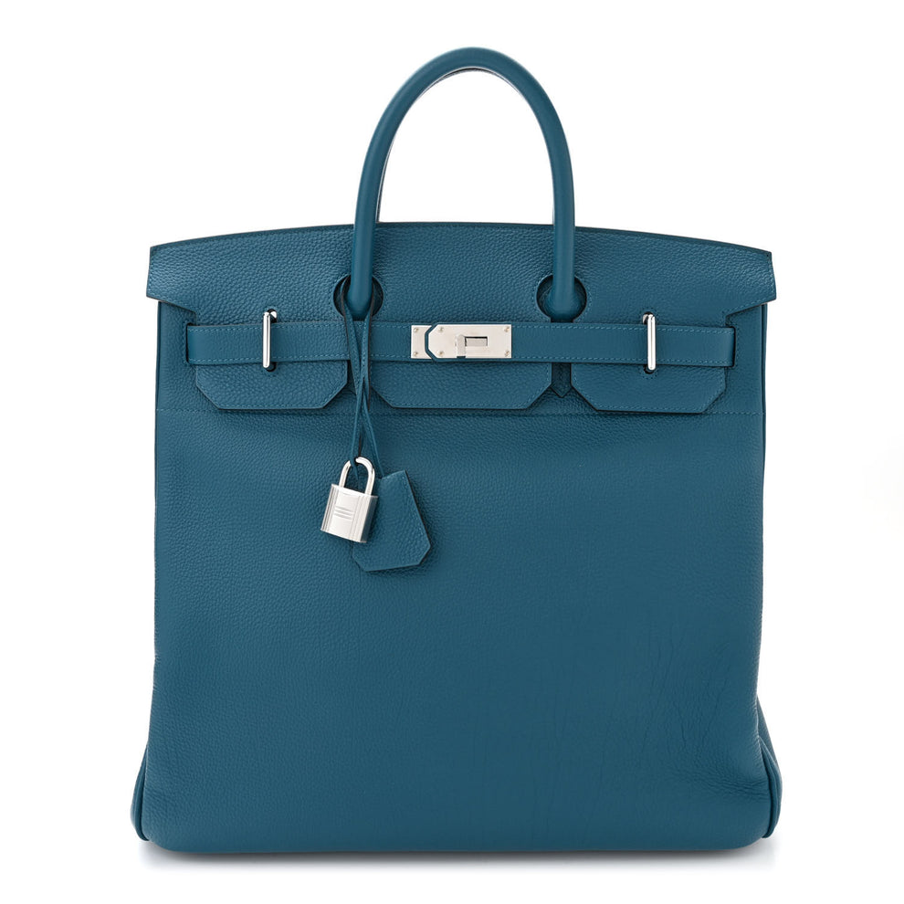 Hermes Togo HAC Birkin 40 Bleu De Galice 1502377 – FASHIONPHILE