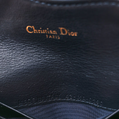Christian Dior Oblique Saddle Card Holder Blue 7 of 13