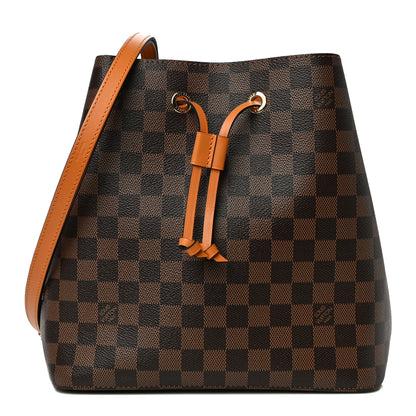 Louis Vuitton Damier Ebene Neonoe MM Safran 1 of 10