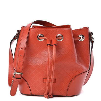 Gucci Hilary Lux Bright Diamante Small Bucket Bag Tabasco 1 of 11