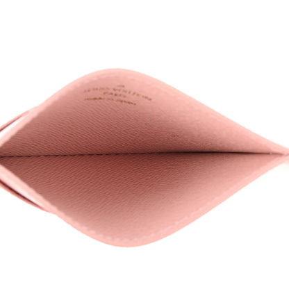 Louis Vuitton Damier Azur Daily Card Holder Rose Ballerine 5 of 7