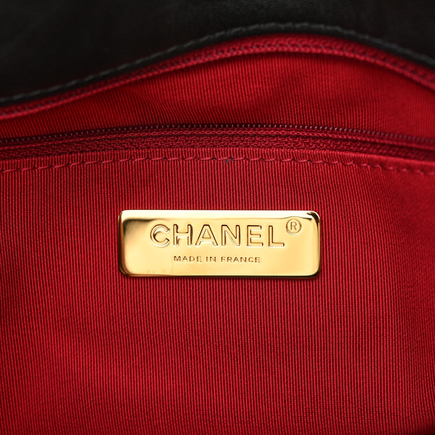 Chanel Goatskin Quilted Large Chanel 19 Flap Black 6 of 12