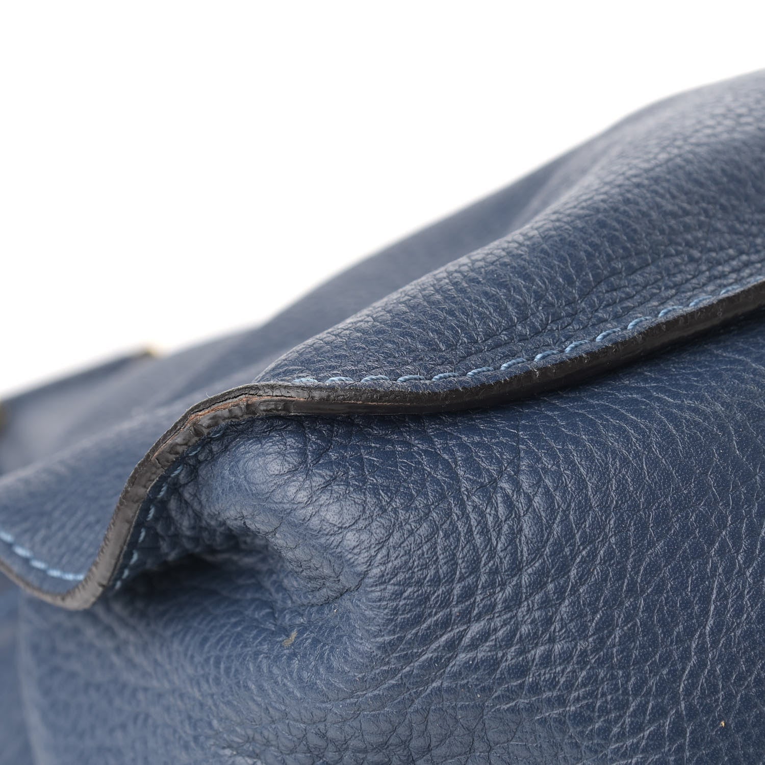 Chloe Calfskin Large Marcie Satchel Blue 7 of 20