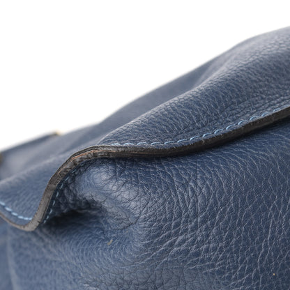 Chloe Calfskin Large Marcie Satchel Blue 7 of 20