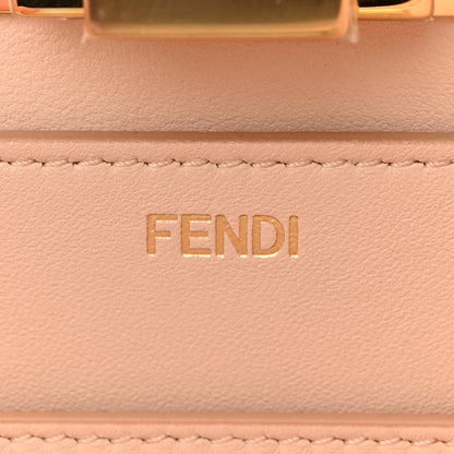 Fendi Vitello Seta Chamois Stocking Girl Inlay Medium Peekaboo I SEE U Satchel White Ice Multicolor 6 of 10