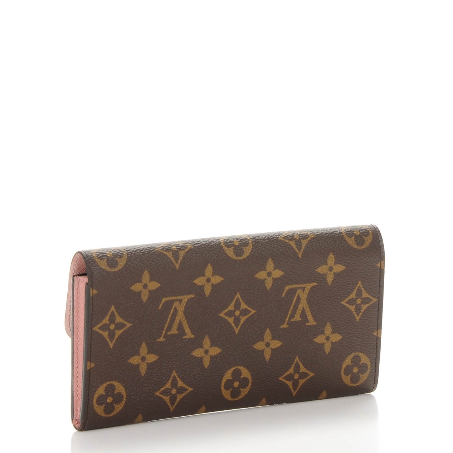 Monogram Emilie Wallet Rose Ballerine