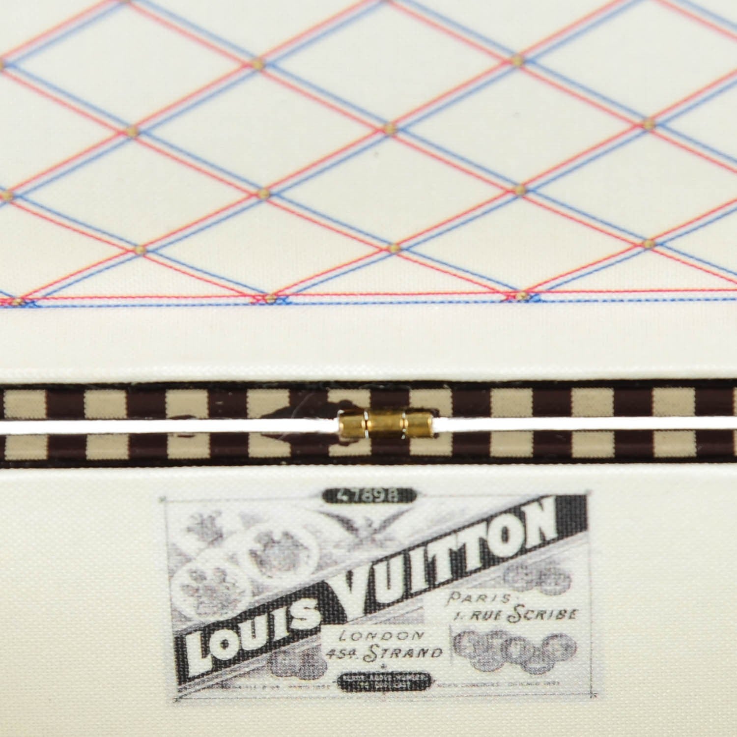 Louis Vuitton Damier 1895 Ladies Hat Trunk Mini Malle Chapeaux Jewelry Box 7 of 8
