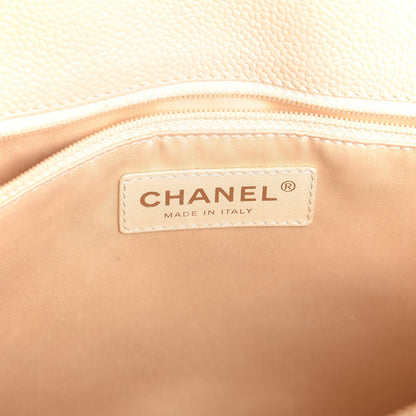 Chanel Caviar Quilted Grand Shopping Tote GST Beige Clair 6 of 14