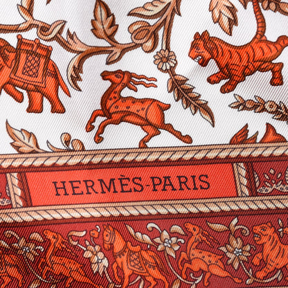 Hermes Silk Chasse En Inde Scarf 90 6 of 6
