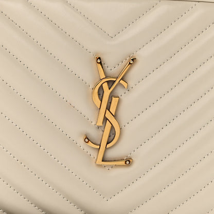 Saint Laurent Calfskin Matelasse Monogram Lou Camera Bag Crema Soft 8 of 10
