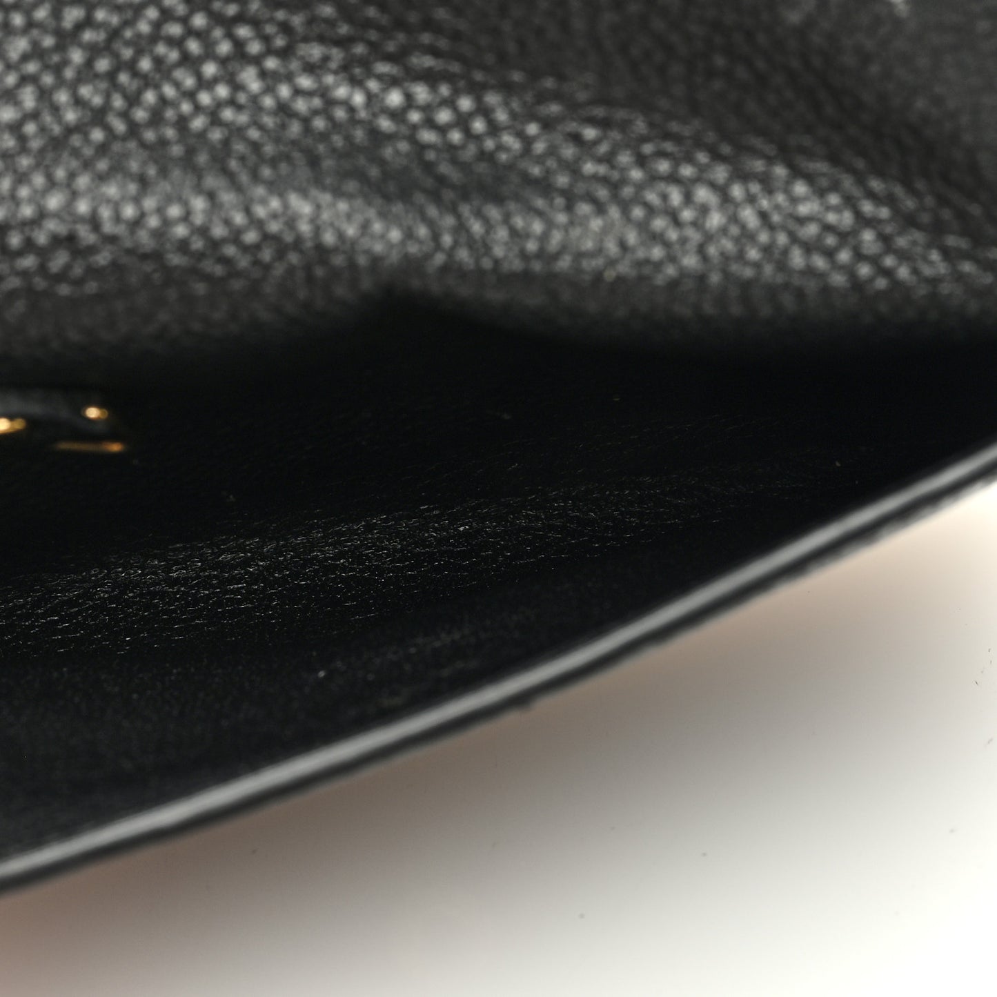 LOUIS VUITTON Empreinte Key Pouch Black