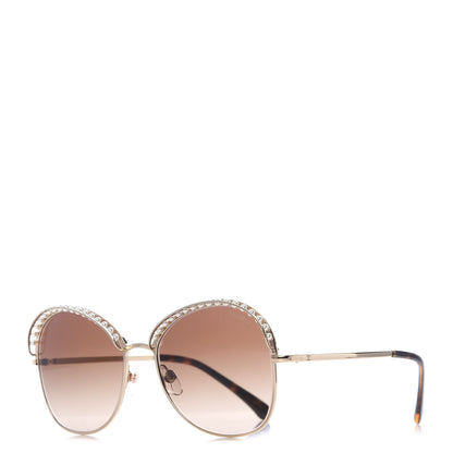 Chanel Pearl Sunglasses 4246-H Tortoise 1 of 8