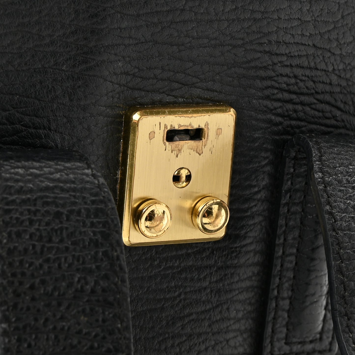 Textured Calfskin Mini Pashli Satchel Black