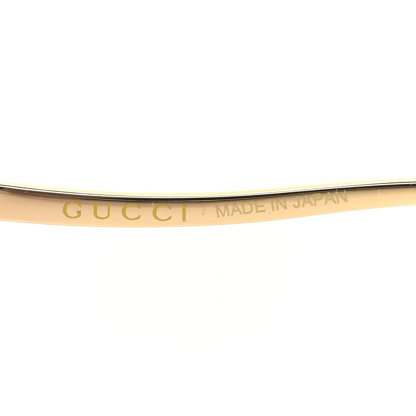 Rimless Sunglasses GG0352S Gold Flash Pink