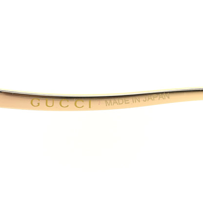 Gucci Rimless Sunglasses GG0352S Gold Flash Pink 5 of 9