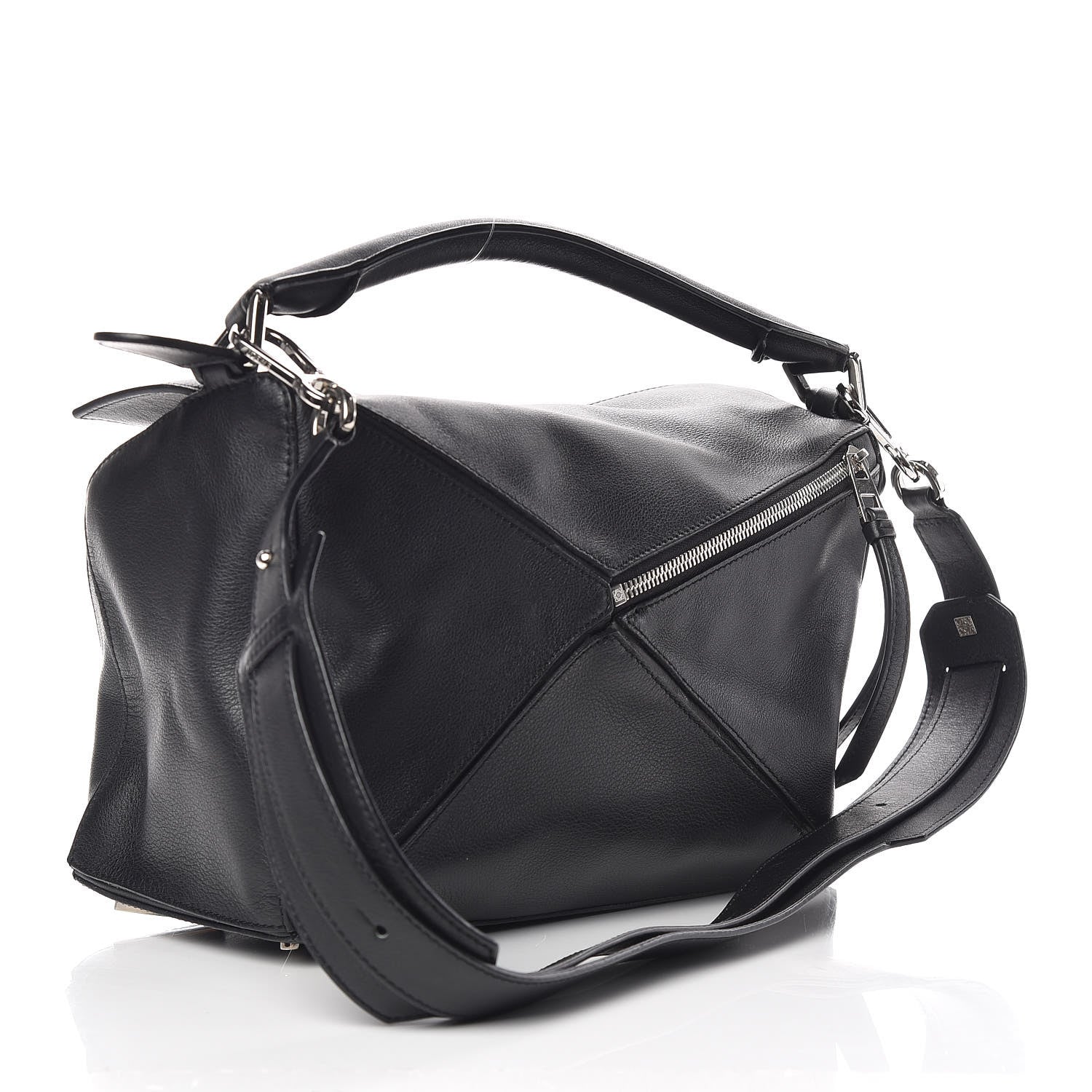 Loewe Calfskin Puzzle Bag Black 3 of 9